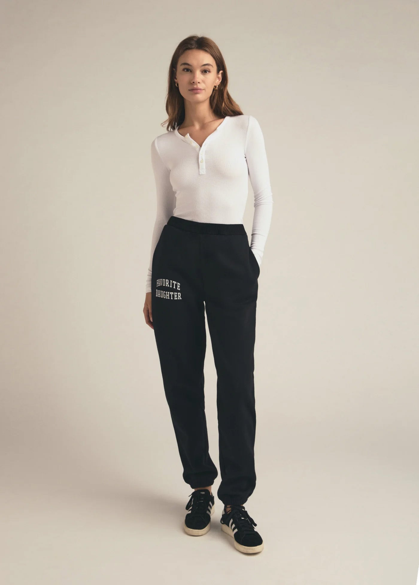 Collegiate Jogger - Favorite Daughter Black