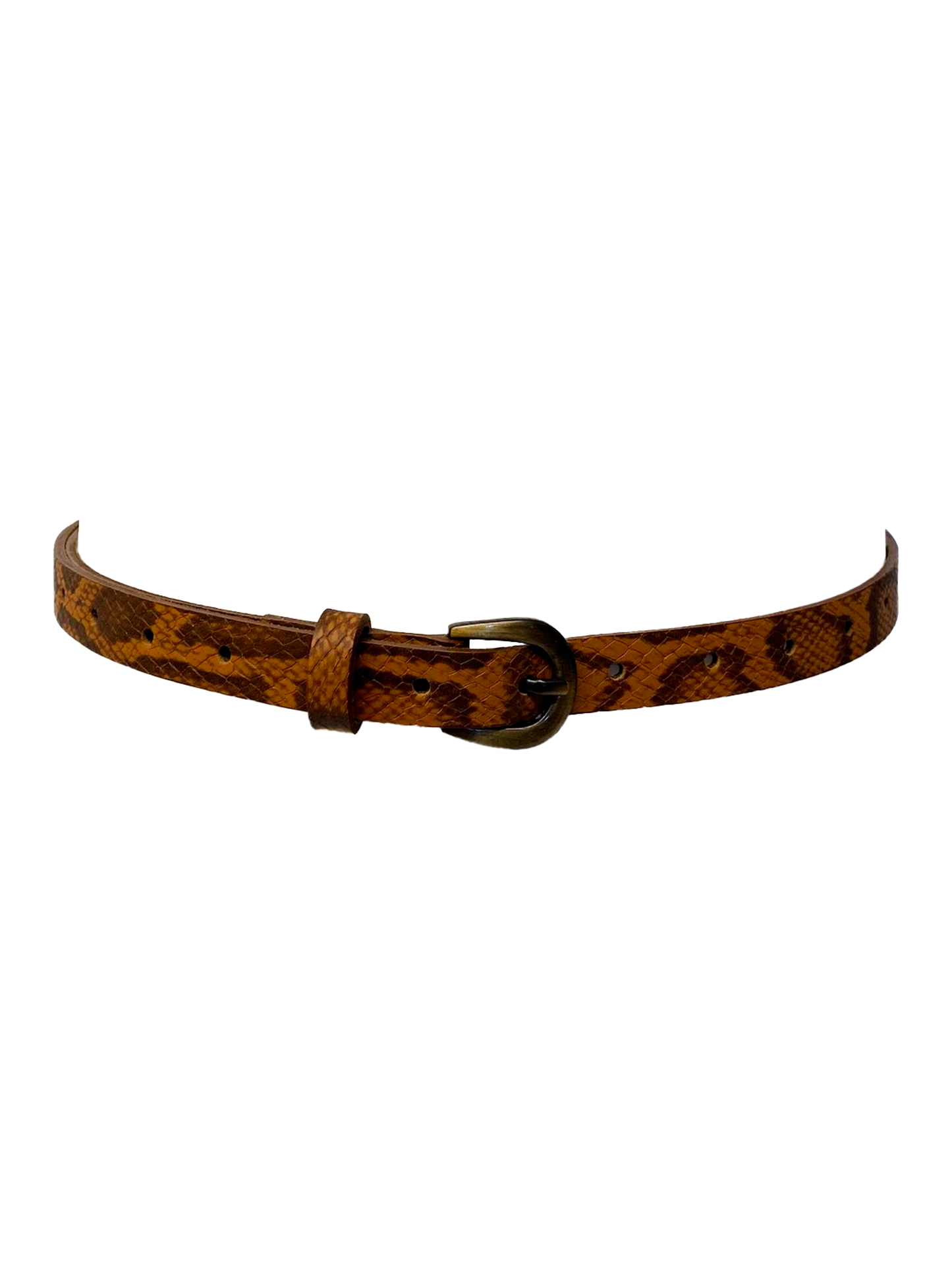 Cerini Belt - Cognac Python - OS