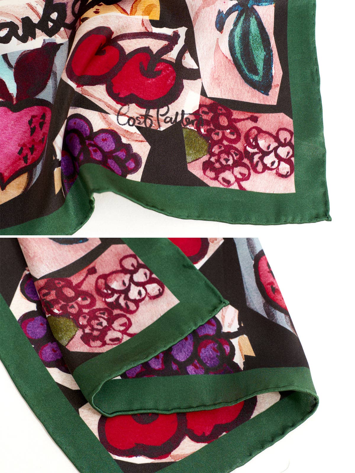 "Lost Cherries" Silk Scarf