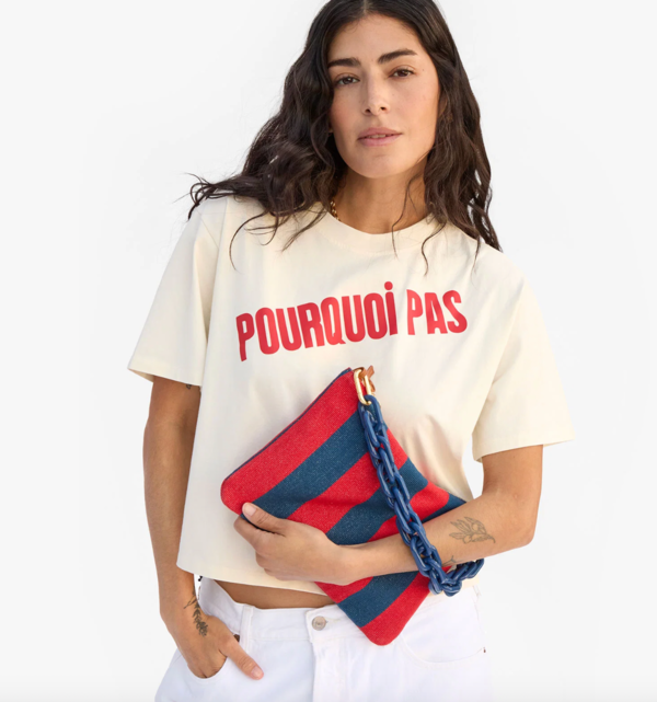 Clare V - Flat Clutch W/Tabs