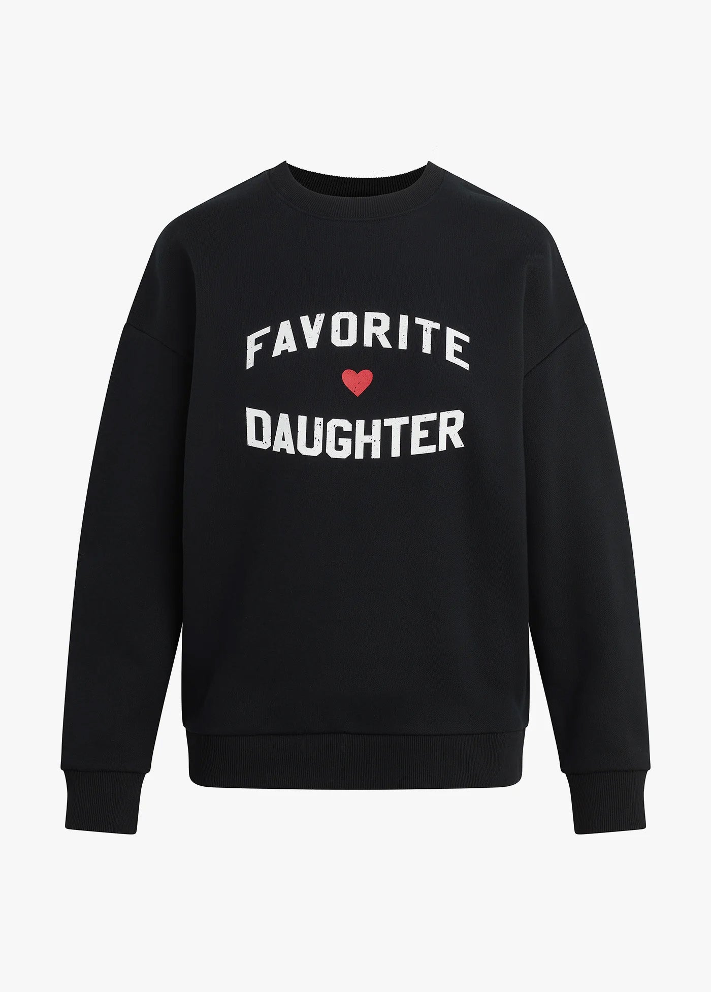 Heart Logo Sweatshirt - Favorite Daughter Black