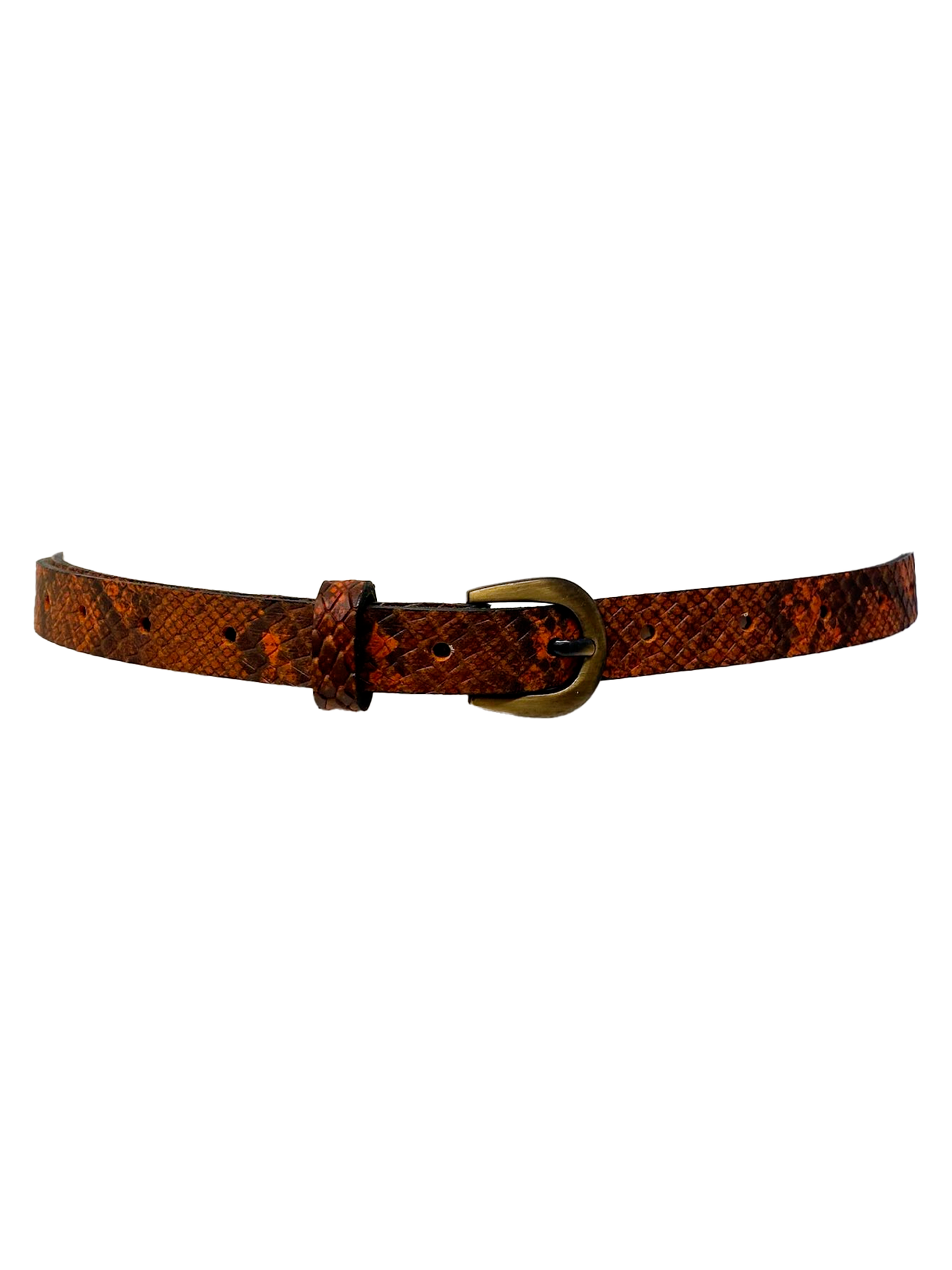 Cerini Belt - Cognac Python - OS