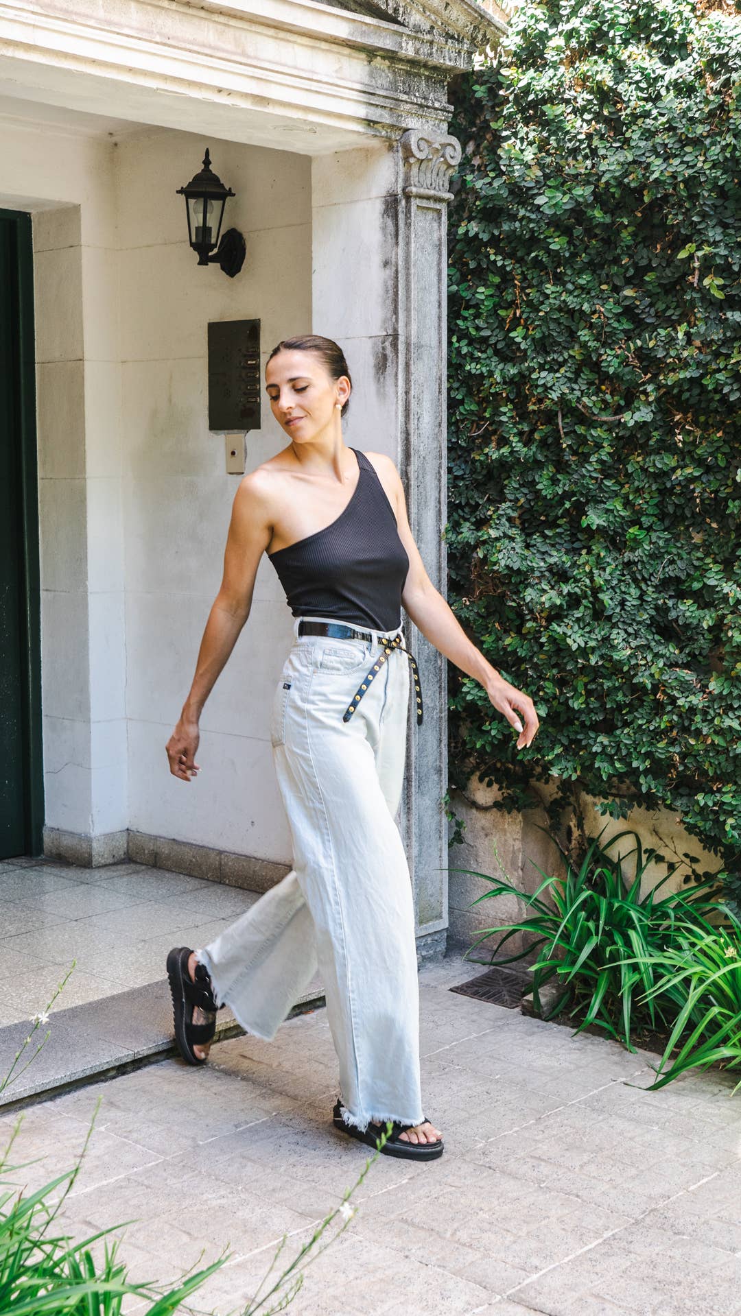 Skinny Naomi - Patent Tan - Belt