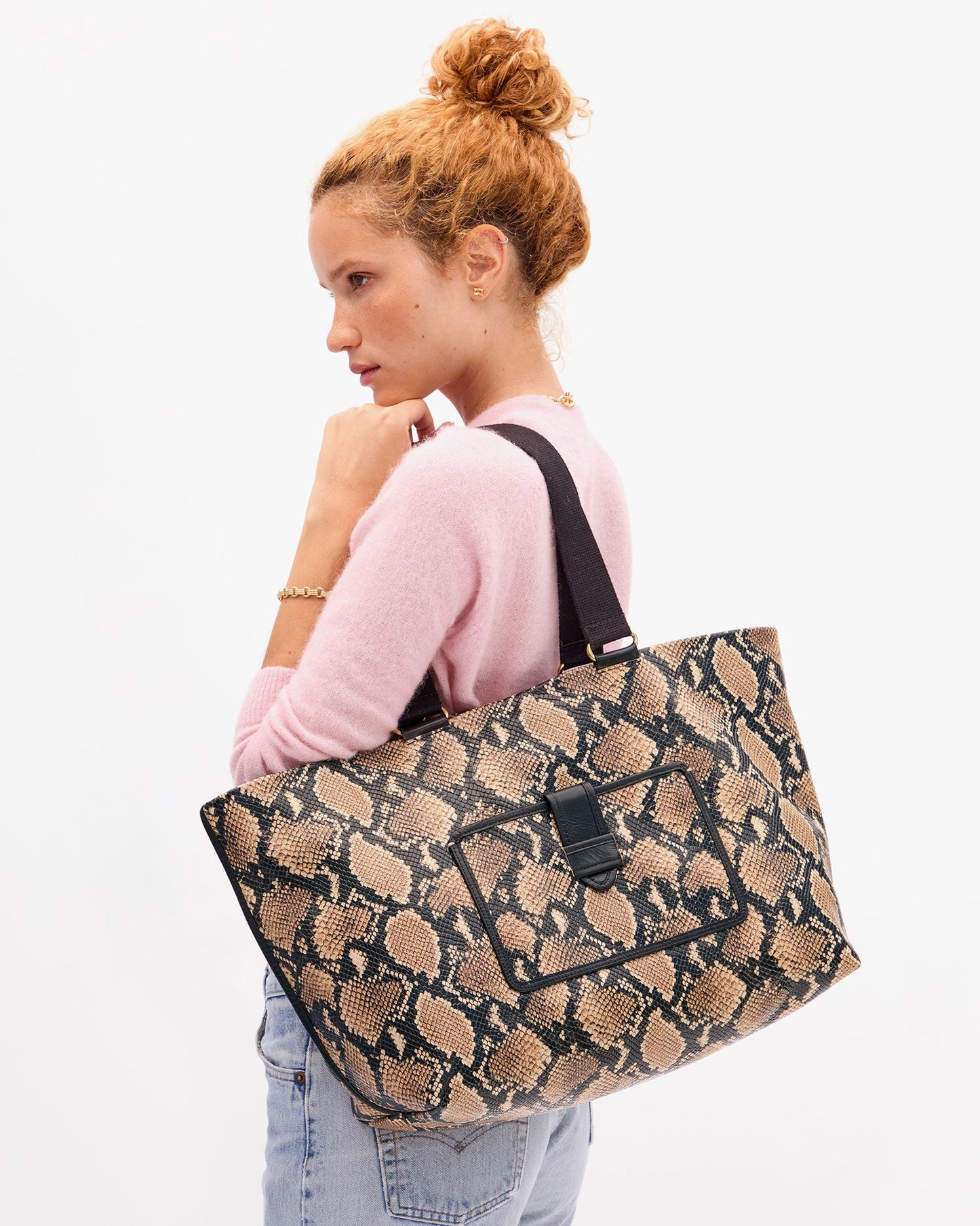 Clare V Grande Bateau Tote - the desert snake
$595