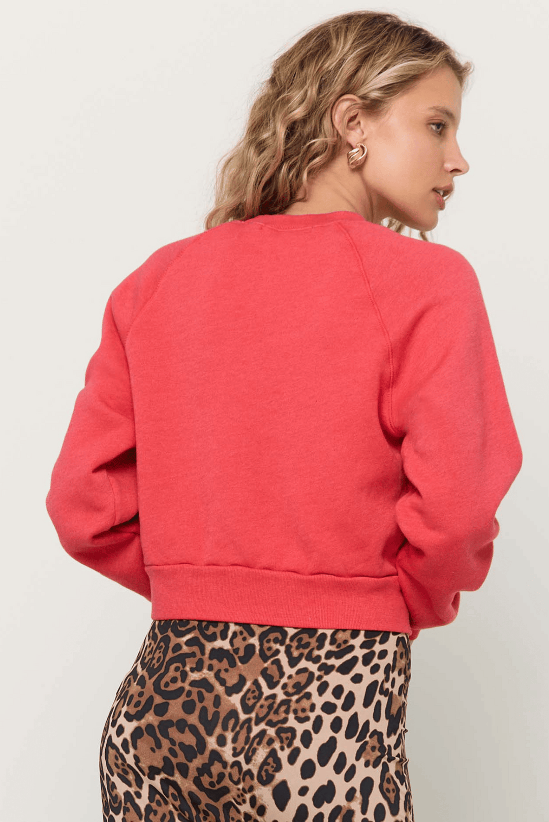 Felin De Paris Shrunken Sweatshirt - Bittersweet Red