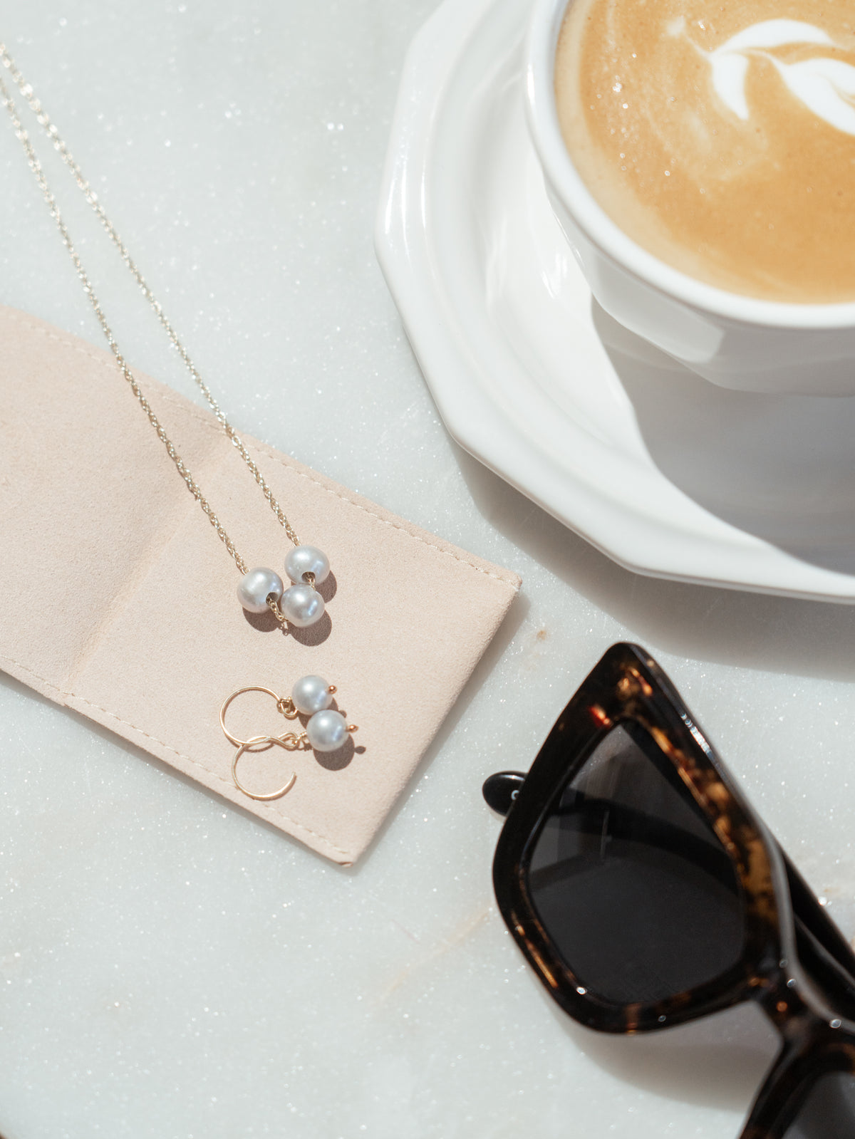 Gold Filled Pearl Drop Earrings - Kenda Kist