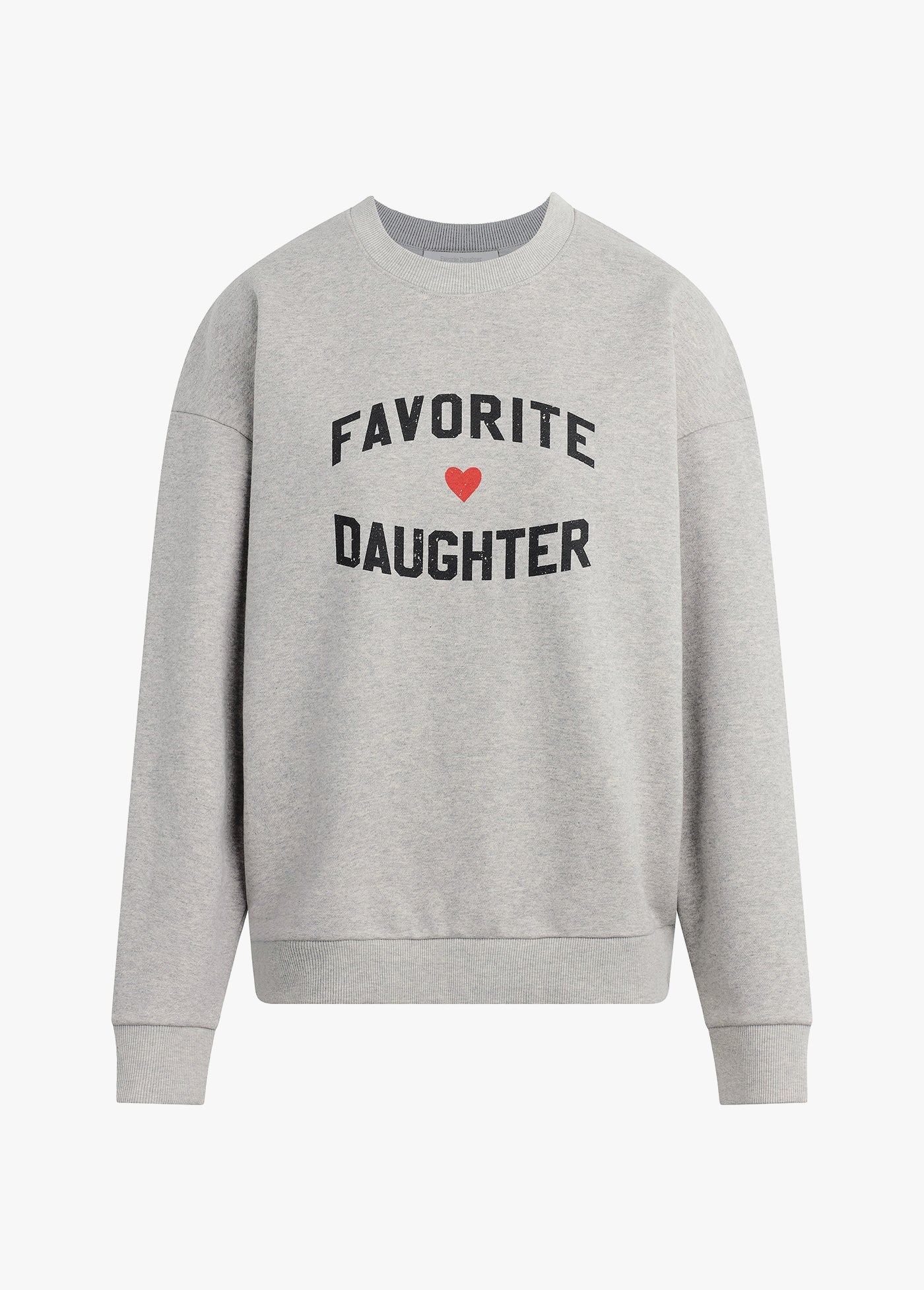 Heart Logo Sweatshirt - Favorite Daughter Heather Grey