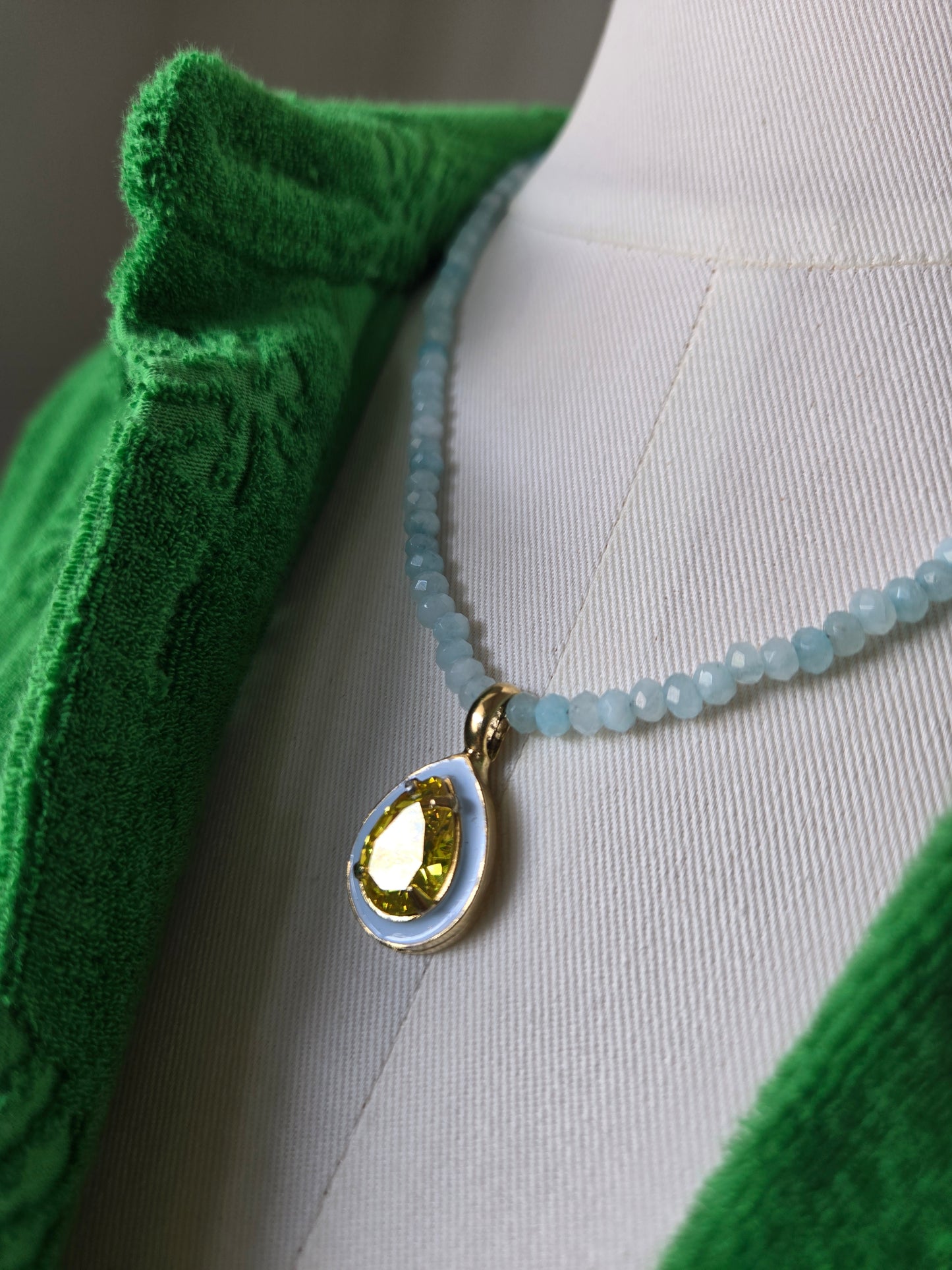 Dakota Necklace in Light Blue