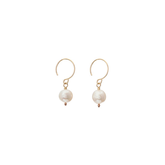 Gold Filled Pearl Drop Earrings - Kenda Kist