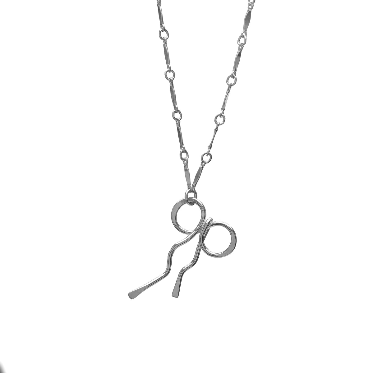 Sterling Silver Bow Necklace - Kenda Kist